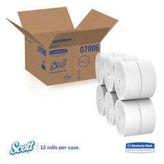 Essential Coreless JRT, Septic Safe, 2-Ply, White, 1150 ft, 12 Rolls/Carton