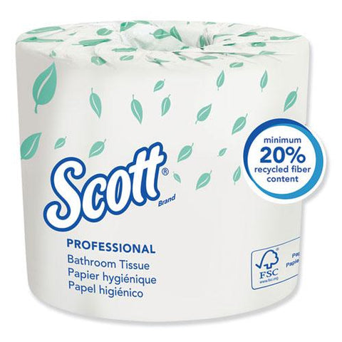 Essential Standard Roll Bathroom Tissue, Septic Safe, 2-Ply, White, 550 Sheets/Roll, 80/Carton